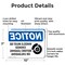 Signmission Wheels Must Be Chocked OSHA Notice Sign, Aluminum, 10in W x 7in L, 2PK OS-2PACK-NS-A-710-L-16909 - alternate 4